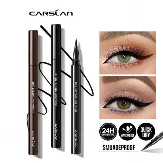 CARSLAN Liquid Eyeliner Pen – Waterproof, Quick-Dry & Smudgeproof Long-Lasting Eye Makeup - Lylamor.com