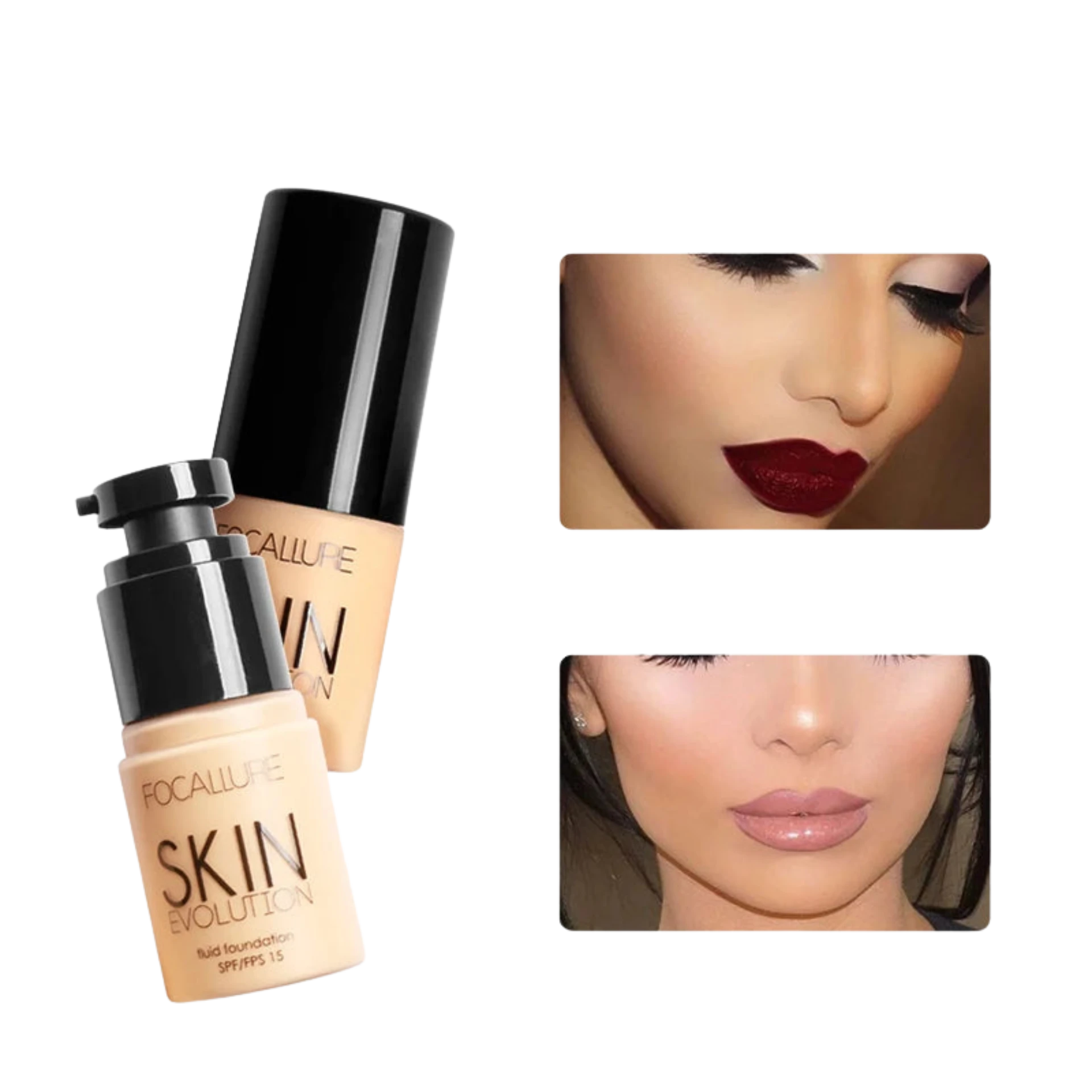 FOCALLURE Liquid Foundation – Full Coverage, Oil-Control & Moisturizing - Lylamor.com