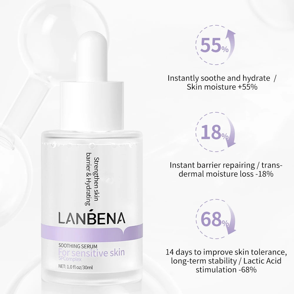 LANBENA Soothing Moisturizing Serum – Strengthens Skin Barrier, Repairs Redness - Lylamor.com