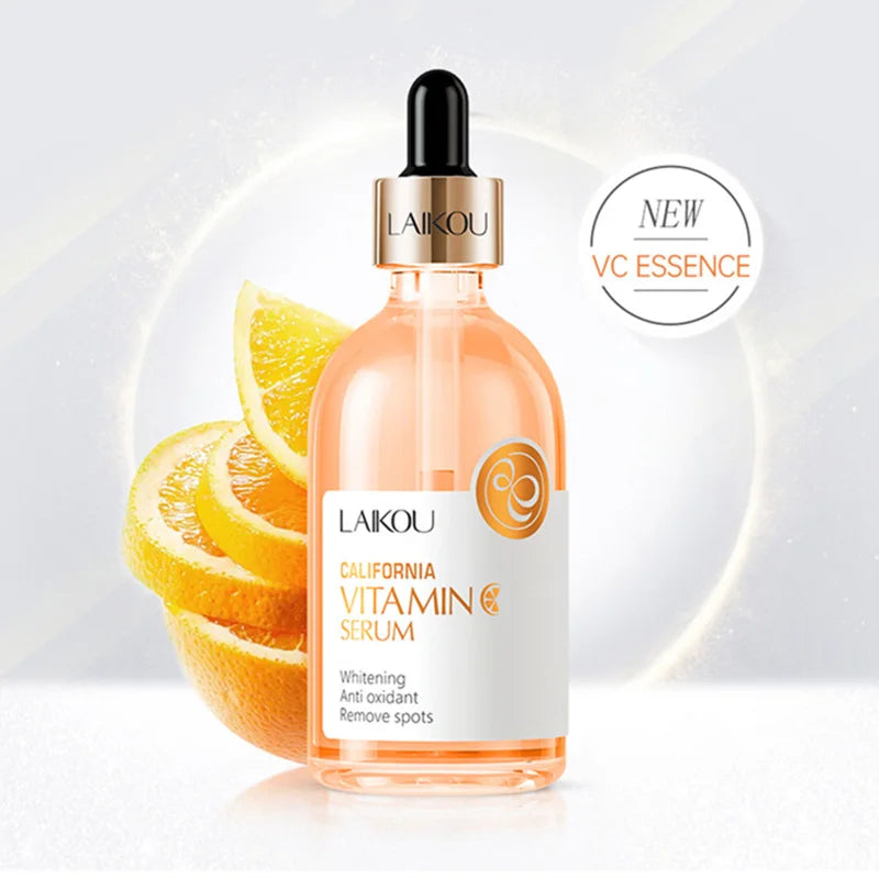 LAIKOU Sakura Vitamin C Facial Serum 100ml – Moisturizing, Firming & Brightening Essence for Women - Lylamor.com