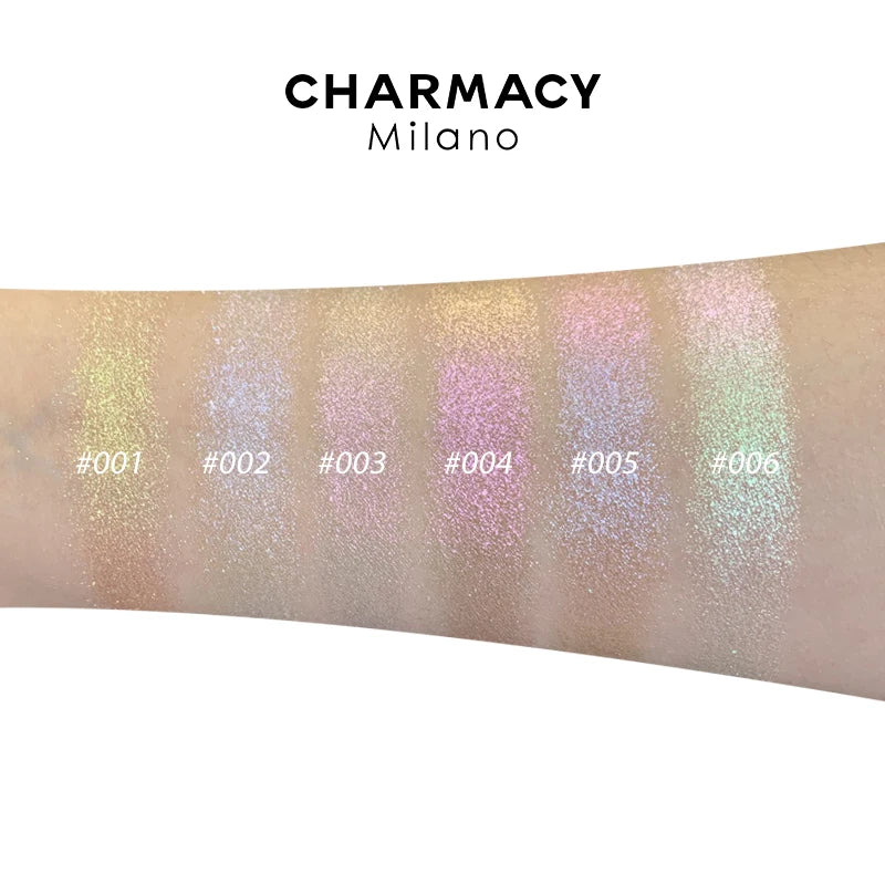 CHARMACY Luxury Duochrome Chameleon Eyeshadow – Long-lasting, Waterproof, Shiny Glitter Highlighter - Lylamor.com