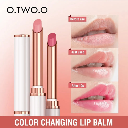 O.TWO.O Color Changing Lipstick – Moisturizing, Hydrating, Long Lasting Lip Balm - Lylamor.com