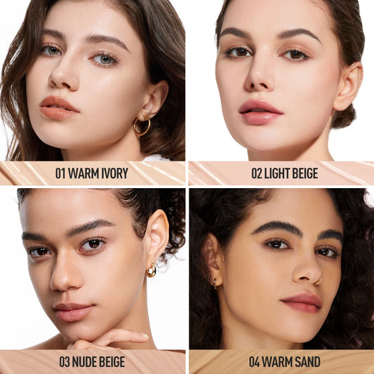 O.TWO.O Liquid Coverage Foundation Cream Matte Moisturizing Oil-Control Long-Lasting Waterproof Concealer - Lylamor.com