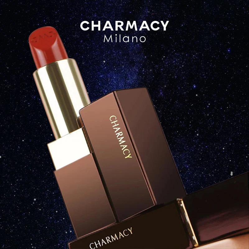 Charmacy Moisturizing Luxury Lipstick Velvet High Quality Shiny Professional Korean Makeup Cosmetic for Women - Lylamor.com