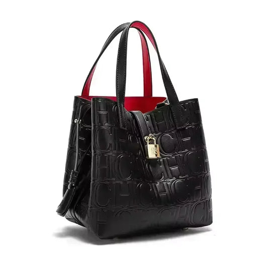 CH Bucket Bag – Large Capacity Luxury Handbag with Letter Element - Lylamor.com