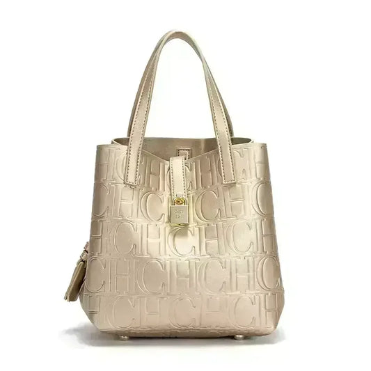 CH Bucket Bag – Large Capacity Luxury Handbag with Letter Element - Lylamor.com
