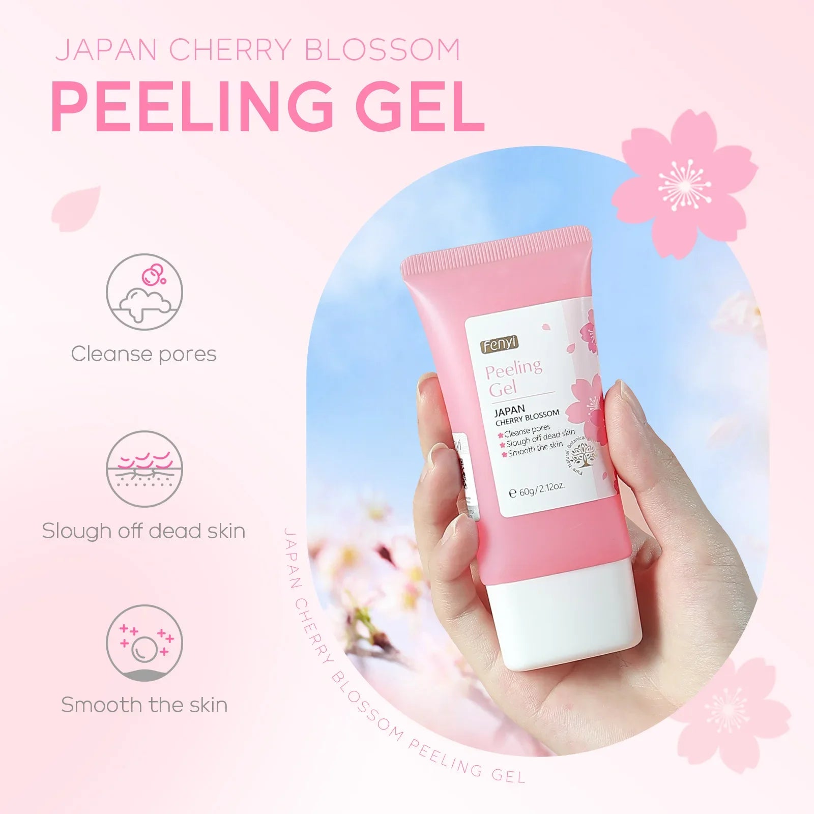 LAIKOU Deep Cleaning Exfoliating Gel | Whitening & Moisturizing Facial Scrub (60g) - Lylamor.com