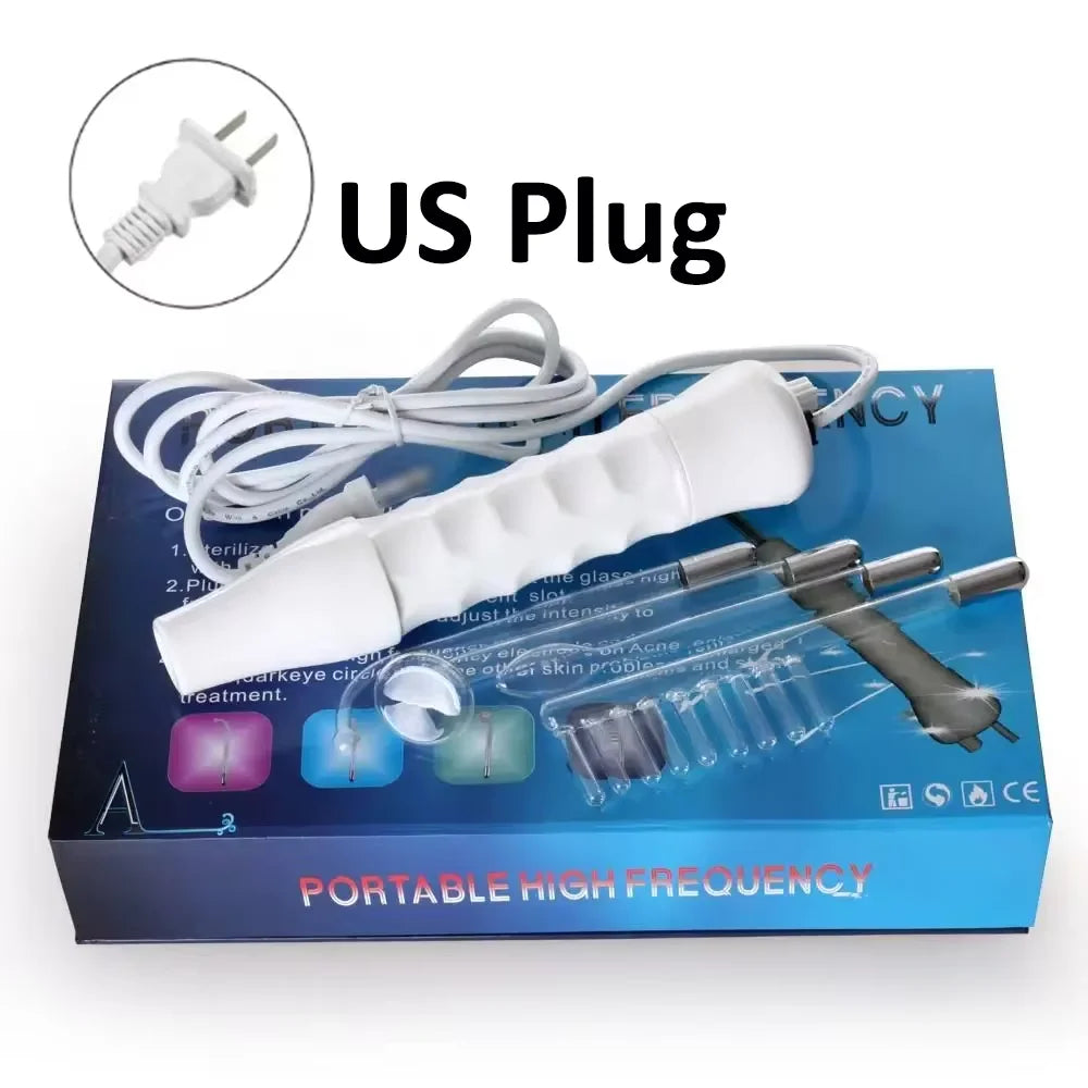 4 – in -1 High Frequency Facial Wand | Glass Electrode Skin Therapy Machine - Lylamor.com