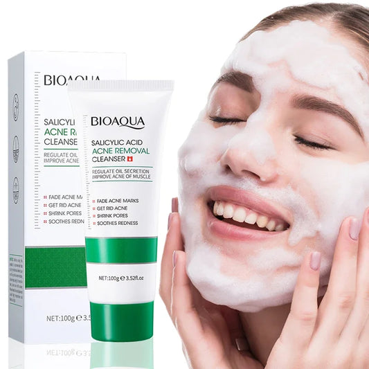 BIOAQUA Salicylic Acid Facial Cleanser | Acne Treatment & Oil Control Face Wash - Lylamor.com