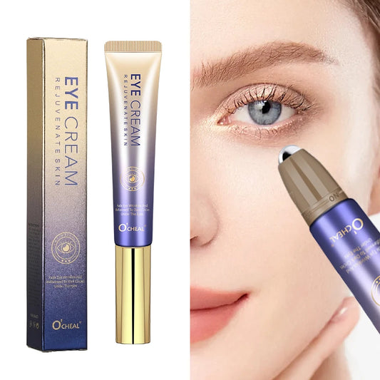 O'CHEAL Anti-Wrinkle Eye Cream | Hydrating Hyaluronic Acid Serum with Cooling Roller Ball - Lylamor.com