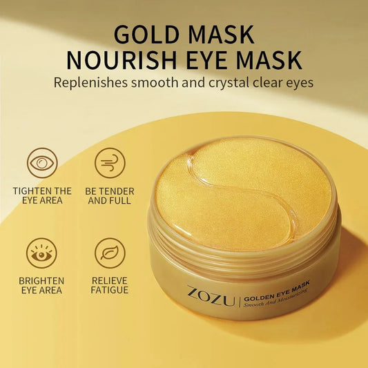 Avocado & Gold Collagen Eye Masks | Dark Circle Removal & Firming Eye Patches (120pcs) - Lylamor.com
