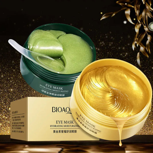 BIOAQUA Collagen Eye Masks (60pcs) | Moisturizing & Firming Gel Patches for Dark Circles - Lylamor.com