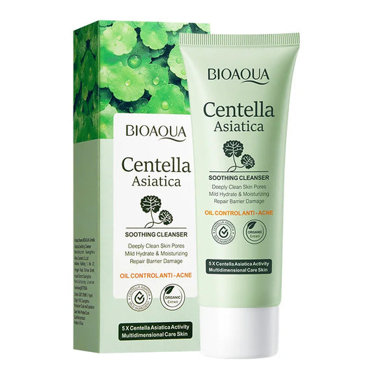 BIOAQUA Centella Asiatica Facial Cleanser | Oil-Control & Moisturizing Face Wash Foam - Lylamor.com