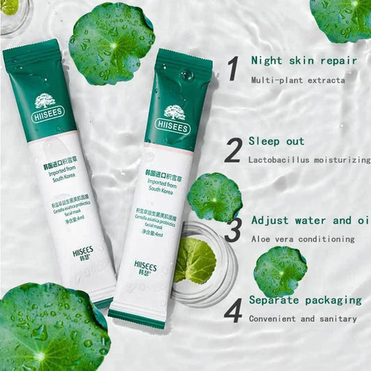 30PC Centella Collagen Sleeping Mask Set | Korean Anti-Wrinkle & Hydrating Night Treatment - Lylamor.com
