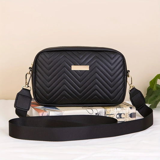 Mini Quilted Crossbody Bag for Women – Trendy PU Leather Phone Wallet & Shoulder Bag - Lylamor.com