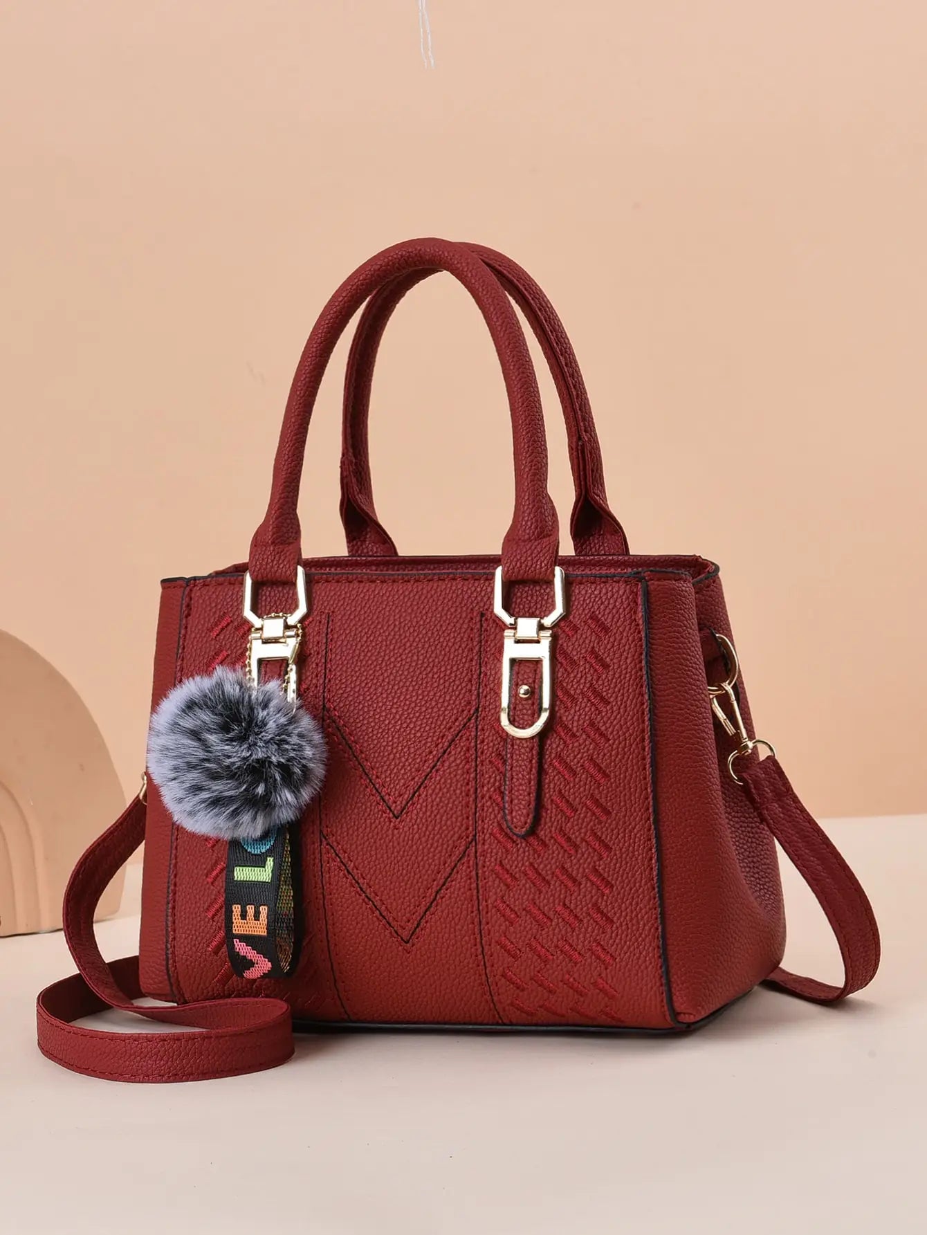 Embroidered Large Capacity Crossbody Bag – Stylish Women’s Casual Handbag for Everyday Use - Lylamor.com