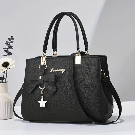 Elegant Bowknot Shoulder Bag - Multi-Compartment Handbag for Work, Parties & Daily Use - Lylamor.com