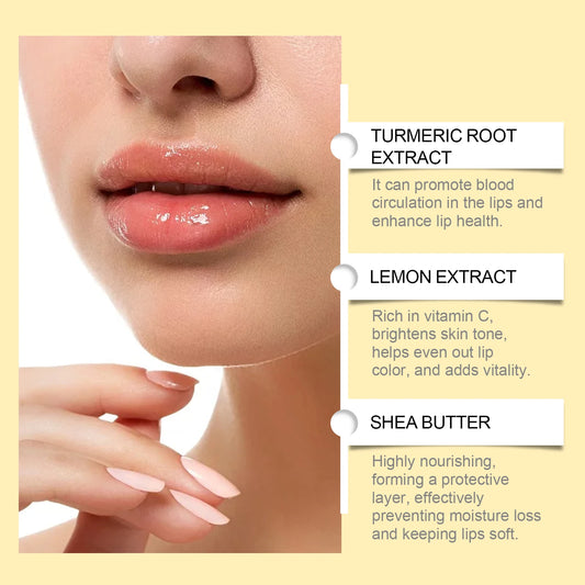 Lemon Ginger Lip Balm & Turmeric Gloss | Dark Melanin Removal & Moisturizing Lip Care - Lylamor.com