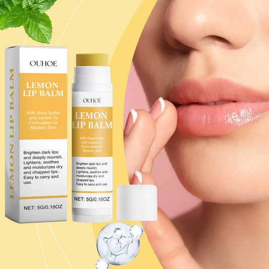 Lemon Ginger Lip Balm & Turmeric Gloss | Dark Melanin Removal & Moisturizing Lip Care - Lylamor.com