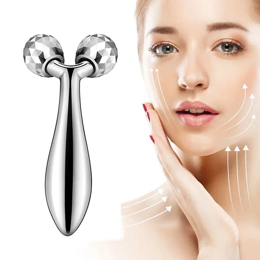3D Y-Shape Facial Roller | 360° Rotating Face Lift Massager & Wrinkle Remover - Lylamor.com