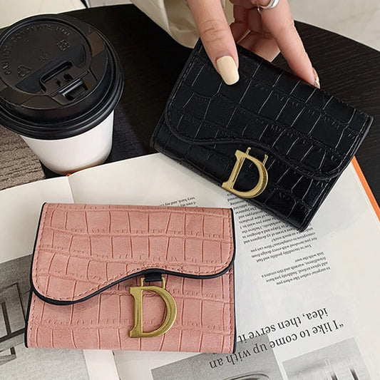 Luxury Leather Wallet for Women – Compact Card Holder & Coin Purse with Money Clip - Lylamor.com