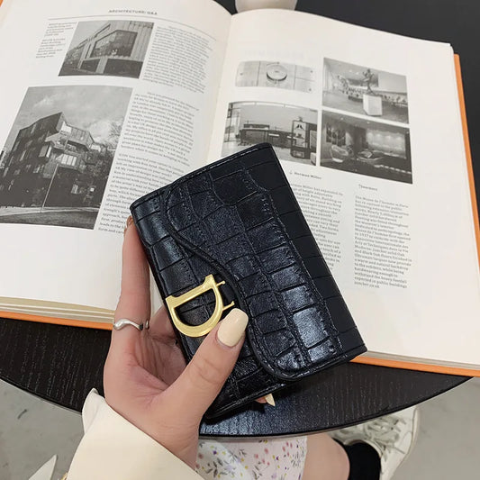 Luxury Leather Wallet for Women – Compact Card Holder & Coin Purse with Money Clip - Lylamor.com