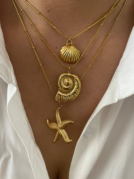 Minimalist Starfish Necklace – Trendy Beach Jewelry for Women - Lylamor.com