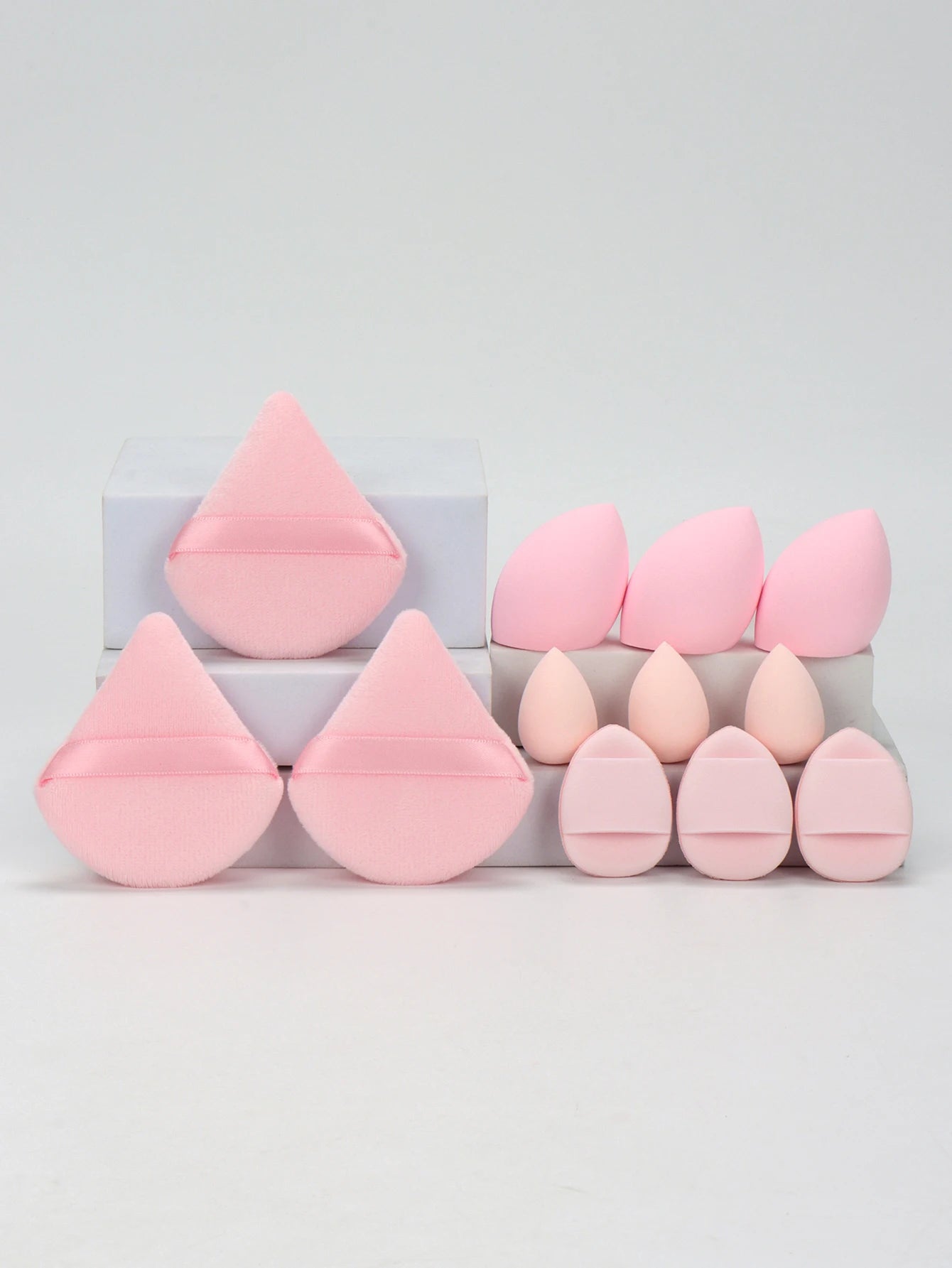12-Piece Makeup Sponge Set – Multi-Use Beauty Blenders & Powder Puffs - Lylamor.com
